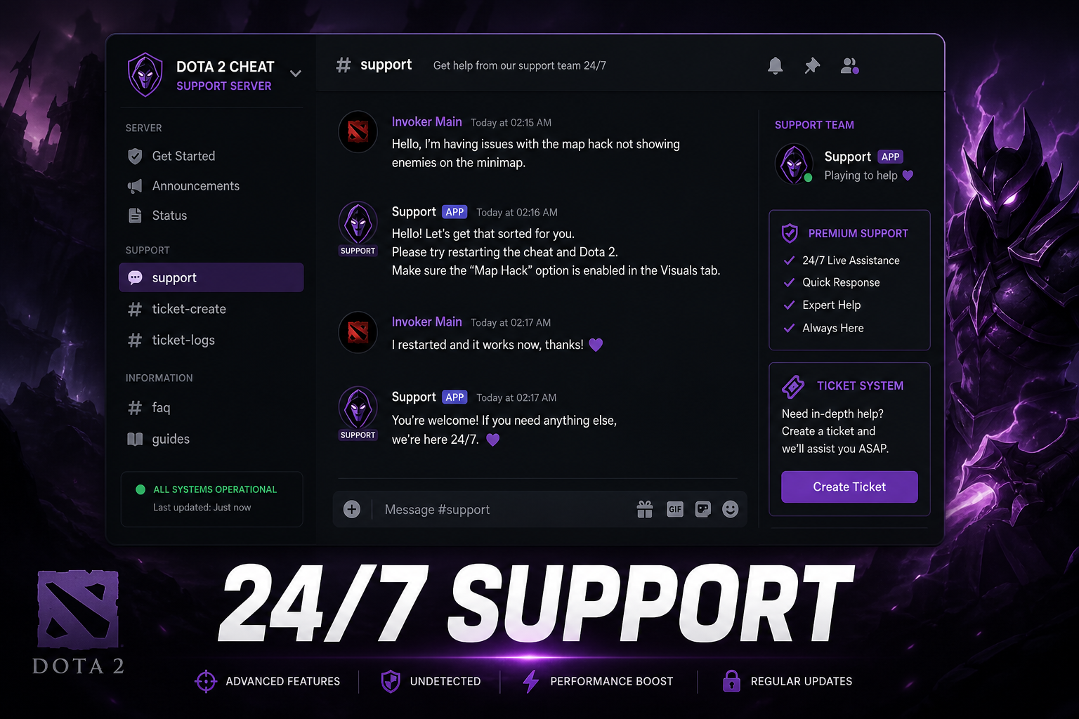 Support timing in pubs