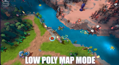 Low poly map mode overview